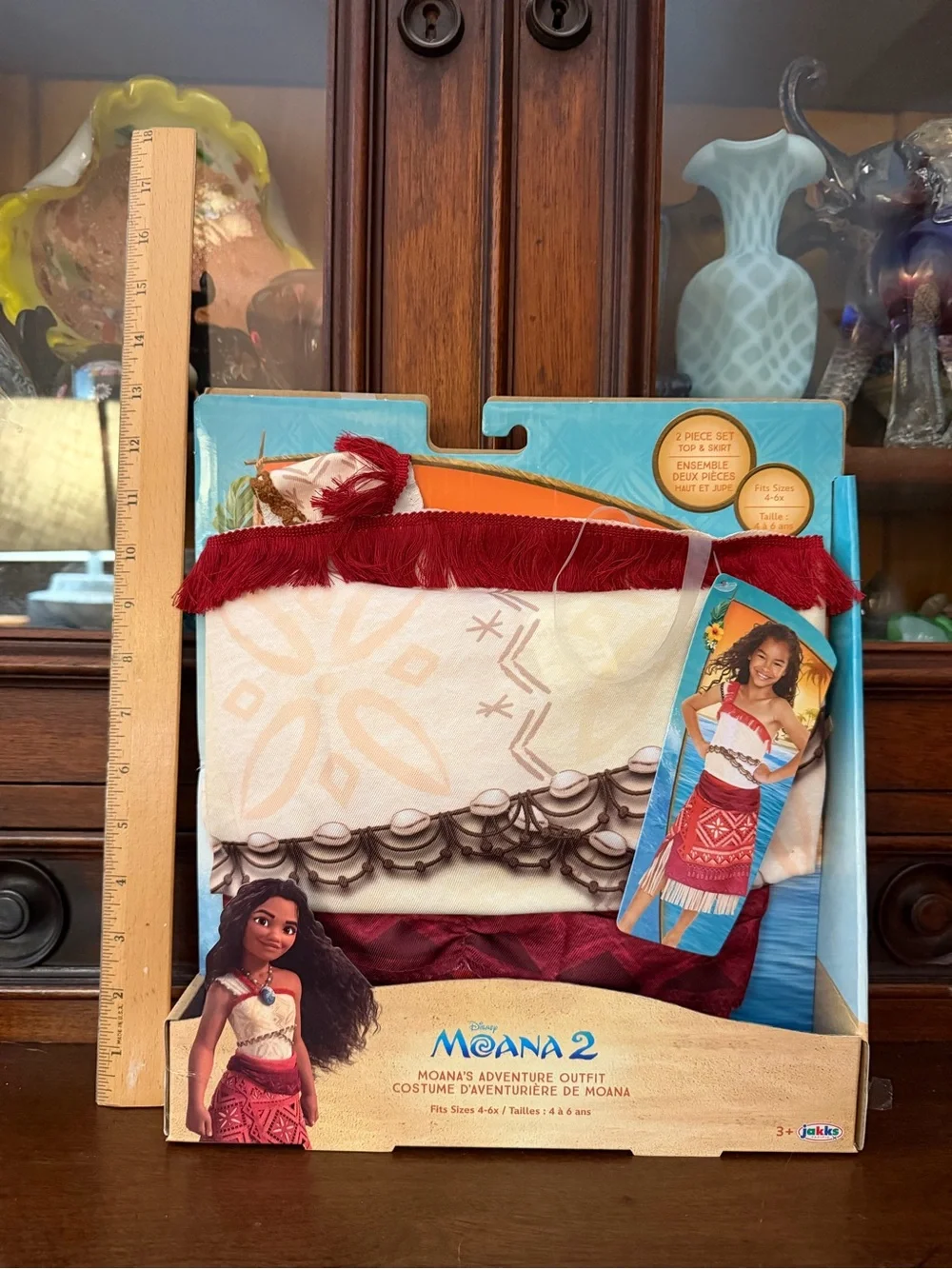 Disney Moana 2 Red and Cream Adventure Outfit